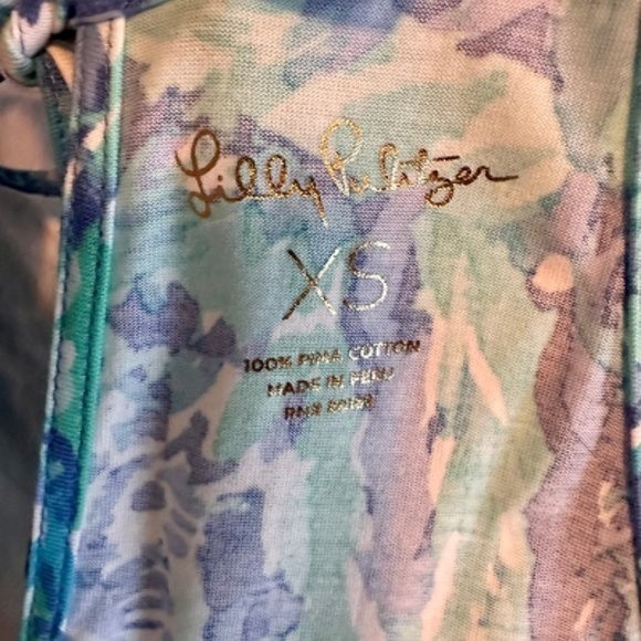 Lilly Pulitzer Margot Abstract Long Halter Dress, US size XS - Picture 7 of 7